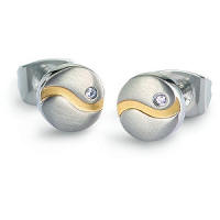 Boccia Titanium Bicolor titánové náušnice 05028-04