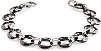 Boccia Titanium Náramok z titánu a keramiky 0394-02