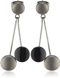 Boccia Titanium Náušnice z titánu a keramiky 0568-05