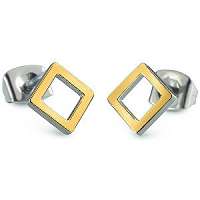 Boccia Titanium Štvorcové titánové náušnice 05022-02