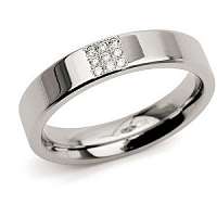 Boccia Titanium Titánový prsteň s diamantmi 0121-02 mm