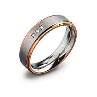 Boccia Titanium Titánový snubný prsteň 0134-02 58 mm
