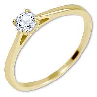 Brilio Nežný zásnubný prsteň zo zlata 226 001 01035 mm