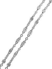 Brilio Silver Nežný náramok sa štvorčeky 19 cm1 086 00135 04