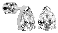Brilio Silver Strieborné náušnice Kvapka8 001 01795 04 - 1,46 g