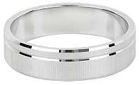 Brilio Silver Strieborný snubný prsteň pre mužov a ženy2 001 09073 04 64 mm