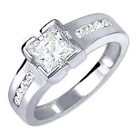 Brilio Silver Strieborný zásnubný prsteň6 001 00416 04 63 mm