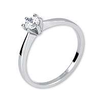Brilio Silver Strieborný zásnubný prsteň6 001 00501 04 58 mm