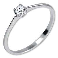 Brilio Silver Strieborný zásnubný prsteň6 001 00540 04 56 mm
