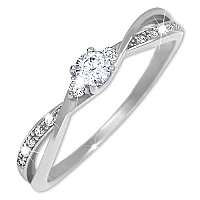 Brilio Silver Strieborný zásnubný prsteň6 001 00544 04 56 mm