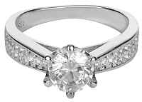 Brilio Silver Strieborný zásnubný prsteň6 158 00081 mm