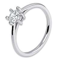 Brilio Silver Strieborný zásnubný prsteň6 158 00102 04 56 mm