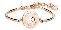 Brosway Oceľový náramok Four-leaf Clover Chakra BHK49