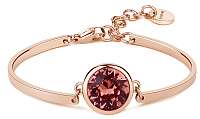 Brosway Oceľový náramok Pink Crystal Chakra BHK74