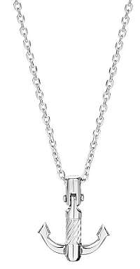 Brosway Pánsky oceľový náhrdelník s kotvou Bounty BOU01