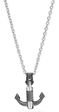 Brosway Pánsky oceľový náhrdelník s kotvou Bounty BOU03