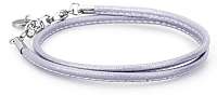 Brosway Svetlo fialový kožený náramok Bracciali BBR32