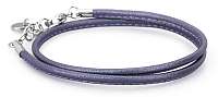 Brosway Tmavo fialový kožený náramok Bracciali BBR30