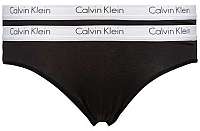Calvin Klein 2 PACK - dámske nohavičky QD3584E -001 Black S
