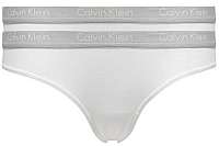 Calvin Klein 2 PACK - dámske tangá QD3583E -100 White L