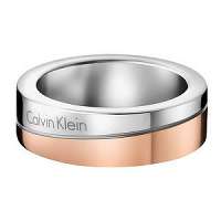 Calvin Klein Bicolor prsteň Hook Thin KJ06PR20010 57 mm