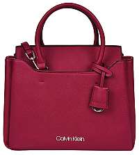 Calvin Klein Dámska kabelka Worked Sml Tote Tibetan Red