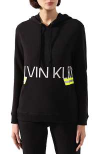 Calvin Klein Dámska mikina L / S Hood ie QS6341E-001 S