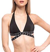 Calvin Klein Dámska plavková podprsenka High Apex Triangle-Rp KW0KW00904-BEH PVH Black L