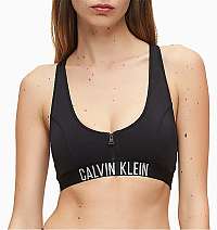 Calvin Klein Dámska plavková podprsenka Zip Bralette-Rp KW0KW00918-BEH PVH Black S