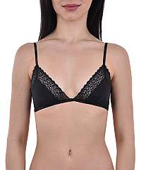 Calvin Klein Dámska podprsenka Calvin Klein Flirty Unlined Triangle QF5149E-001 Black M