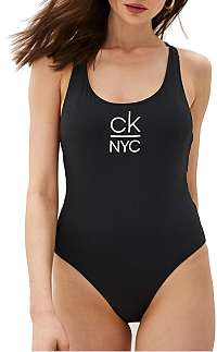 Calvin Klein Dámske jednodielne plavky Racer Back One Piece KW0KW00986 -beh PVH Black M