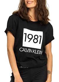 Calvin Klein Dámske tričko S / S Crew Neck QS6343E-001 M