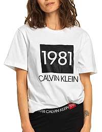 Calvin Klein Dámske tričko S / S Crew Neck QS6343E-100 L