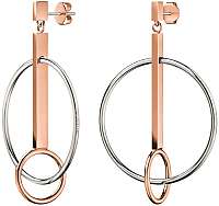 Calvin Klein Dlhé bicolor náušnice Insync KJ8TPE200100