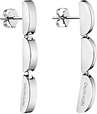 Calvin Klein Dlhé oceľové náušnice Wavy KJAYME000200