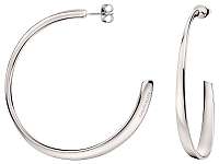 Calvin Klein Luxusné kruhové náušnice Groovy KJ8QME000100