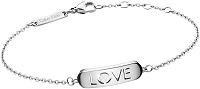 Calvin Klein Oceľový náramok Message Love KJ7CMB000200