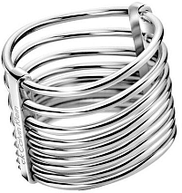 Calvin Klein Oceľový prsteň Form KJ77AR0101 60 mm