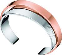 Calvin Klein Otvorený oceľový bicolor náramok Unite KJ5ZPF2001 5,8 x 4,6 cm