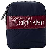 Calvin Klein Pánska crossbody taška Puffer M ini Reporter Navy