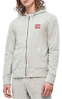 Calvin Klein Pánska mikina Full Zip Hood ie NM1752E -080 L