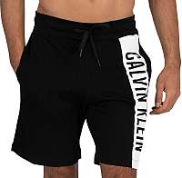 Calvin Klein Pánske kraťasy Medium Jersey Short KM0KM00485 -beh PVH Black XL