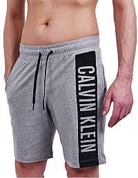 Calvin Klein Pánske kraťasy Medium Jersey Short KM0KM00485 -P6S Grey Heather M