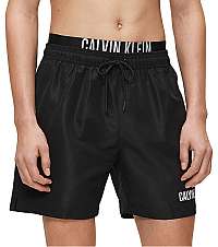 Calvin Klein Pánske kúpacie kraťasy Medium Double Wb KM0KM00450-BEH PVH Black L