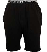 Calvin Klein Pánske pyžamové kraťasy CK One Sleep Short NM1906E-001 Black S