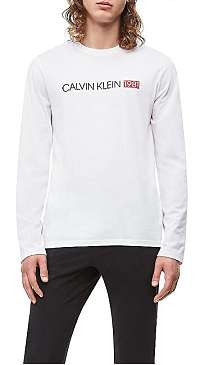 Calvin Klein Pánske tričko L / S Crew NeckNM1705E-100 M