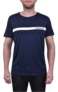 Calvin Klein Pánske tričko Relaxed Crew Tee KM0KM00329-445 Blue Shadow M