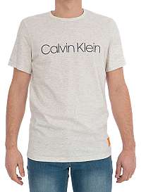 Calvin Klein Pánske tričko S/S Crew Neck NM1576E-OW5 Snow Heather XL