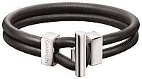 Calvin Klein Pánsky kožený náramok Anchor KJ8WBB09010 21 cm