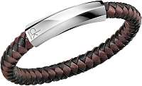 Calvin Klein Pánsky kožený náramok Bewilder KJ2BBB09030 18,5 cm - M